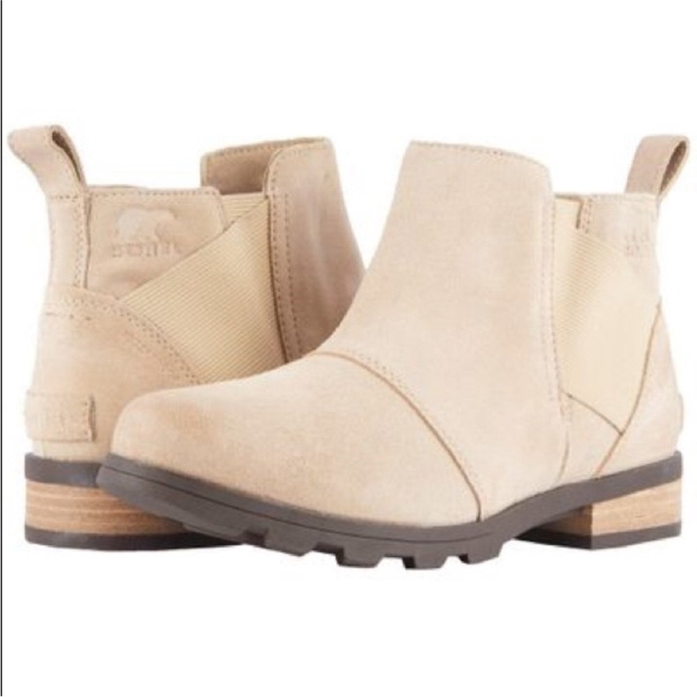 Sorel Women's Ankle Booties in Light Tan - Picture 14 of 14